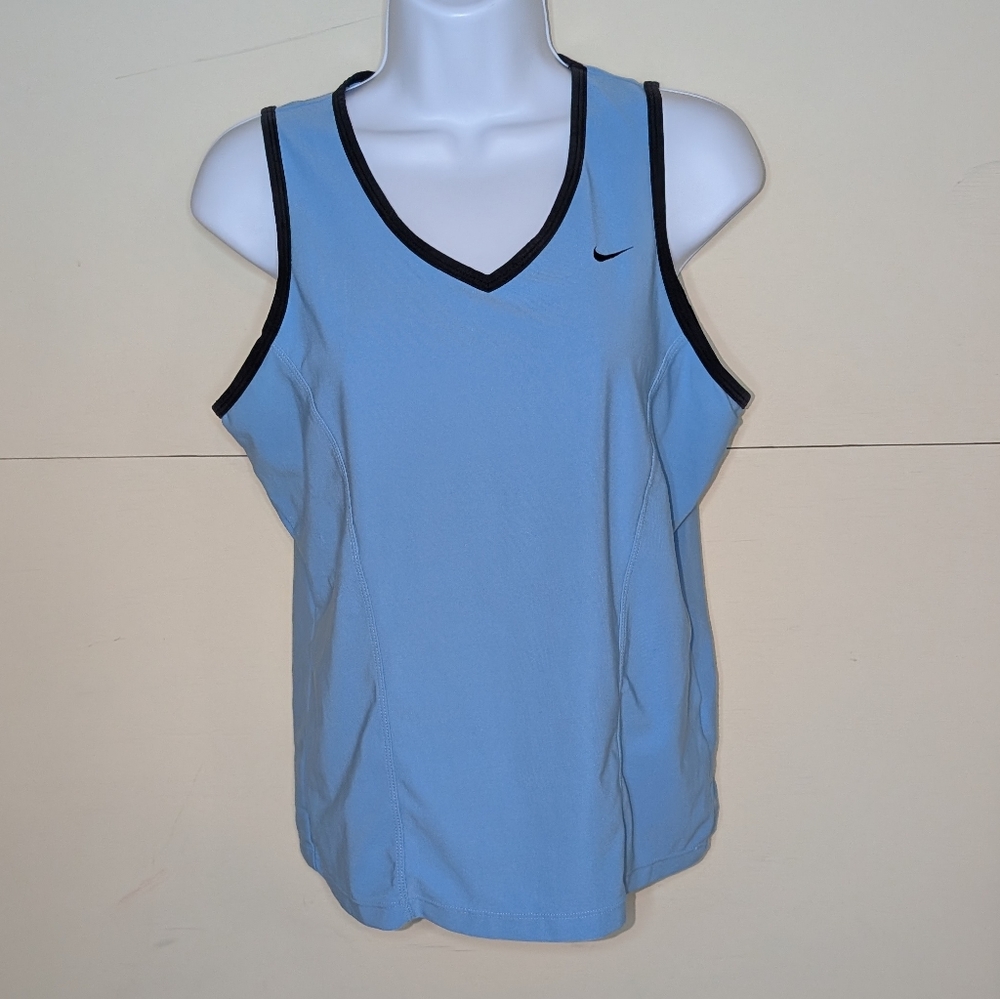 Nike Tank Top Baby Blue Athletic Dry Fit